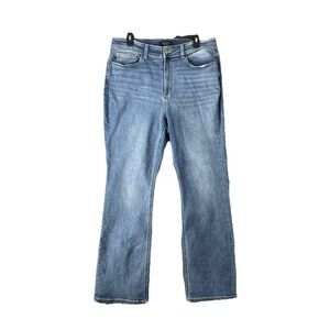 Women's Judy Blue High Waist Classic Contrast Wash Bootcut Sz 18W 36/30 Midrise